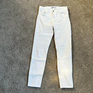 26R J Brand Maria White Jeans